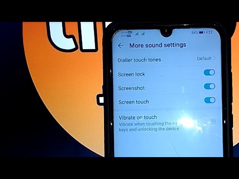 honor 20i mobile me screen touch sound kaise shuru kare !! how to turn on screen touch sound