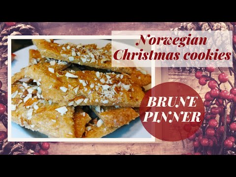 MAKING NORWEGIAN CHRISTMAS COOKIES I Brune pinner I Home cooking I Recipes from Norway I Recipe test