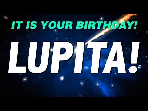 HAPPY BIRTHDAY LUPITA! This is your gift.