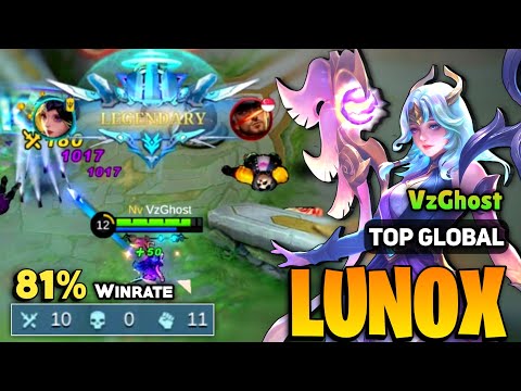 Legendary Lunox Best Build 2022 [ Top Global Lunox Gameplay ] By VzGhost - Mobile Legends