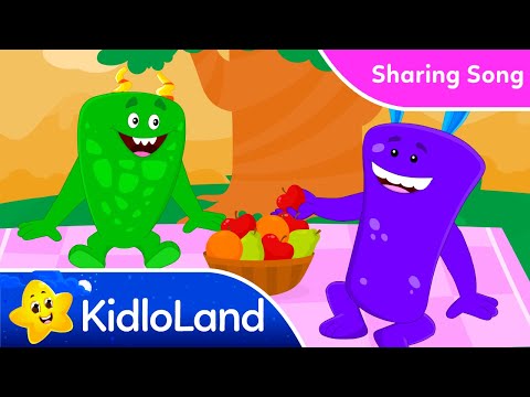 Sharing Song for Kids - Teach Good Habits - Chomping Monsters Good Habits Songs
