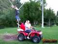 Human Slingshot - with ATV