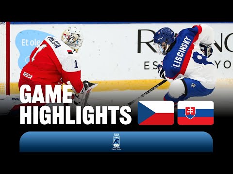 Хоккей Highlights: Czechia vs Slovakia | 2024 #U18MensWorlds