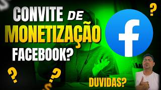 COMO RECEBER O CONVITE DE MONETIZAÇÃO DO FACEBOOK ?