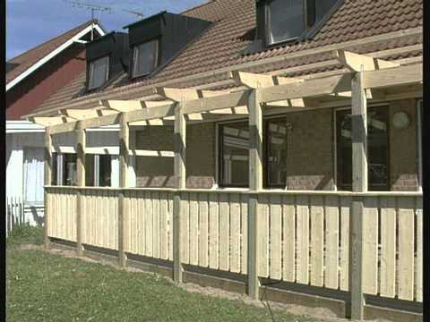 Byggbeskrivning: Så bygger du ett tak över altanen