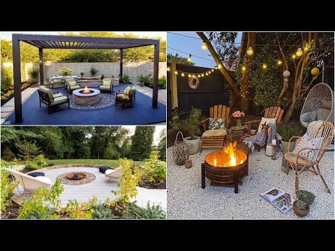 Small Backyard FIRE PIT Ideas on a Shoestring Budget!