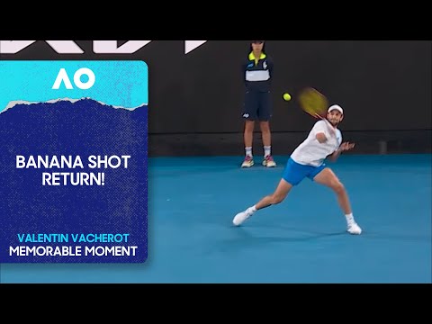 Valentin Vacherot's CRAZY Curve Ball Return! | Australian Open 2026