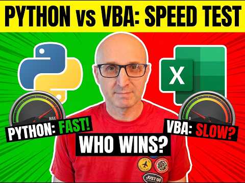 Python Vs Vba Which Is Faster