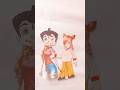 Chotta ️bheem Hot Girl Face Exchanhe Art Ytshorts Drawing Chotabheem Littlesingham