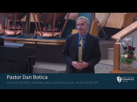 09.05.21 PM | D. Botica "Dovezi pentru vindecarea de îndoială" - Ioan 20:24-29