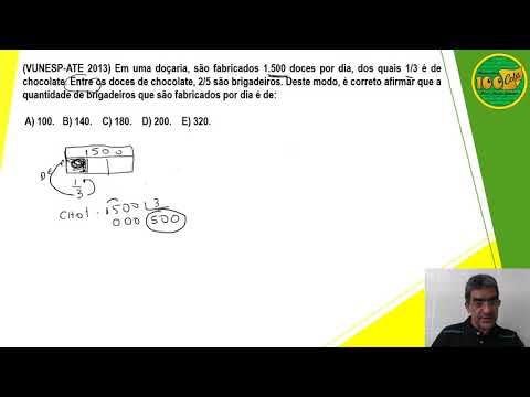 Matemática para Concurso - Vunesp -  - (Problemas com frações)