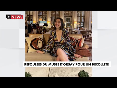 Refoulées du musée d'Orsay pour un décolleté