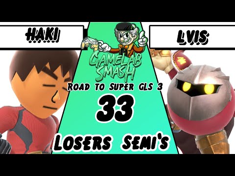 GameLab-Smash #33 Lvis (Metaknight) Vs Haki (Mii Brawler)