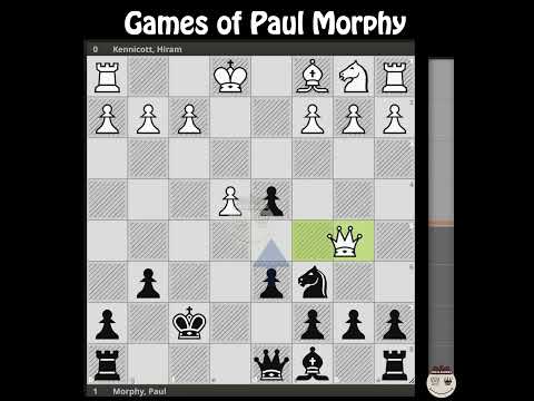 Kennicott, Hiram - Morphy, Paul || New York 1857 @chessbuddies 🔴 #PaulMorphy
