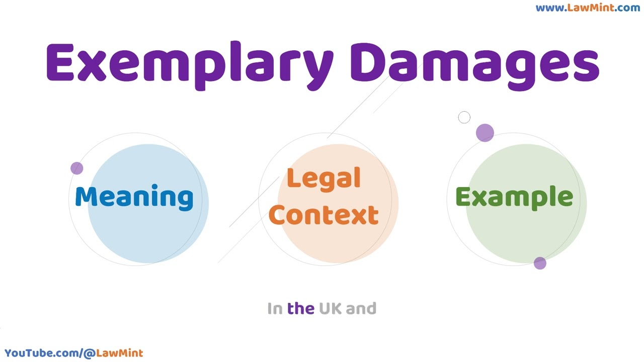 Exemplary Damages Meaning Legal Context & Example Legal Terms Simplified @LawMint