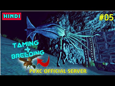 Taming Woolly Rhino Bronto Griffin Tapejara And Breed Tuso | Pvxc Official Server Hindi | Ep 05