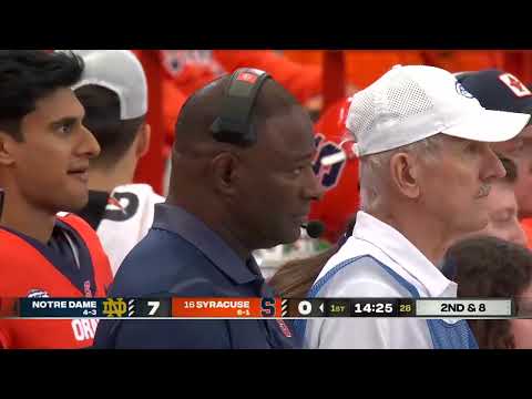 NCAAF 2022 Week #9 - Notre Dame Fighting Irish @ Syracuse Orange