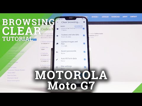 How to Clear Browsing Data in MOTOROLA Moto G7 – Clear Internet History