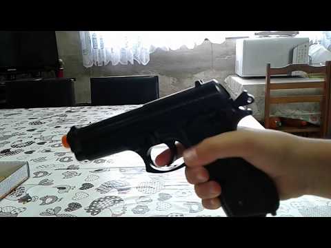 Unboxing da minha arma de airsoft !!! -- PT 92 FPS 328