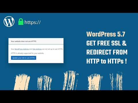 WordPress 5.7 - FREE SSL certificate for WordPress | HTTP to ...