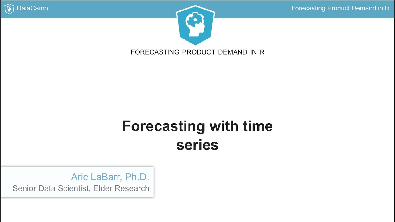 R Tutorial: Forecasting with time series
