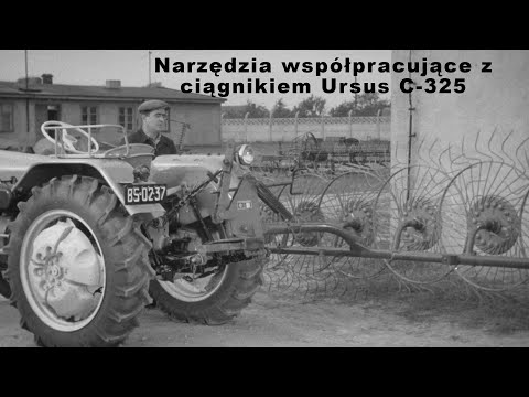 "Narzędzia współpracujące z ciągnikiem Ursus C-325" (1960 r.) /CAŁY FILM/