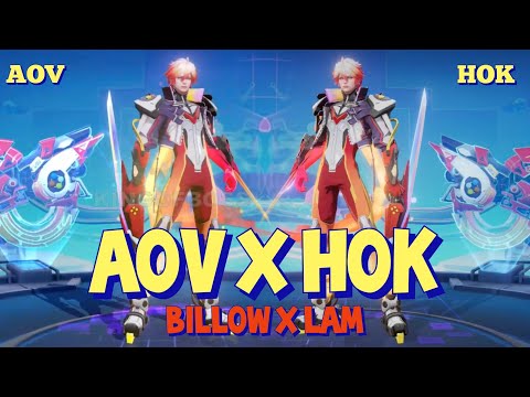 BILLOW x LAM | AOV x HOK | SKIN COMPARISON | HONOR OF KINGS x ARENA OF VALOR
