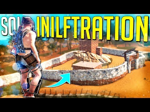 JUMPING IN and TAKING OVER a CLAN BASE COMPOUND! (Going Deep/Infiltrating Zerg Compound) - Rust