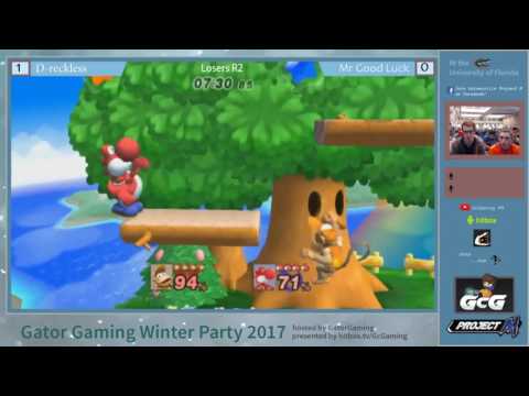 D-Reckless (Diddy Kong) vs Mr Good Luck (Yoshi) Loser's Round 2 GGWP