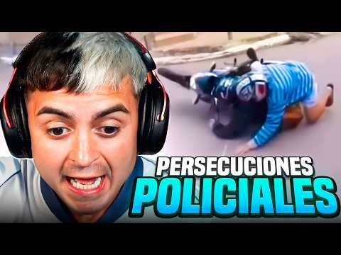 SE CAYÓ DE LA MOTO EN PLENA PERSECUCIÓN 🚨😭