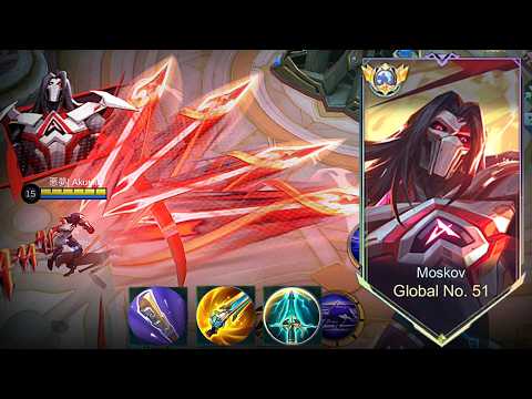 GLOBAL MOSKOV WTF ATTACK SPEED BUILD!! 200% SPEED HACK + BROKEN DAMAGE!?😱 (MUST TRY) - MLBB