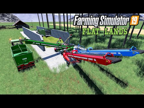 I Made A Mega Conveyor System And Expanded Flat Lands - Farming Simulator 19 Timelapse