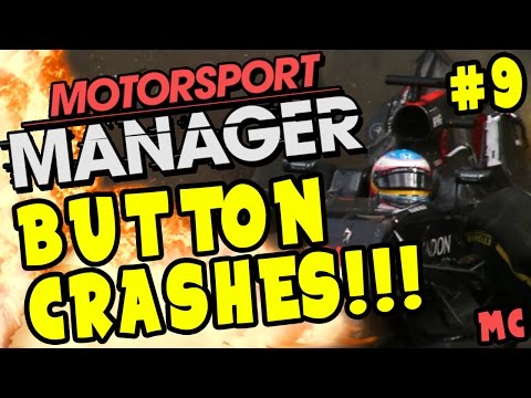 JENSON BUTTON CRASH AT THE MONZA GP! - Motorsport Manager PC F1 Mod Part 9