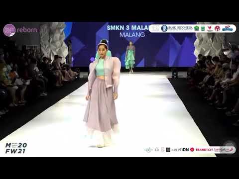MALANG FASHION WEEK 2021. Designer: SMKN 3 MALANG. Model: GENTA TALENT MANAGEMENT