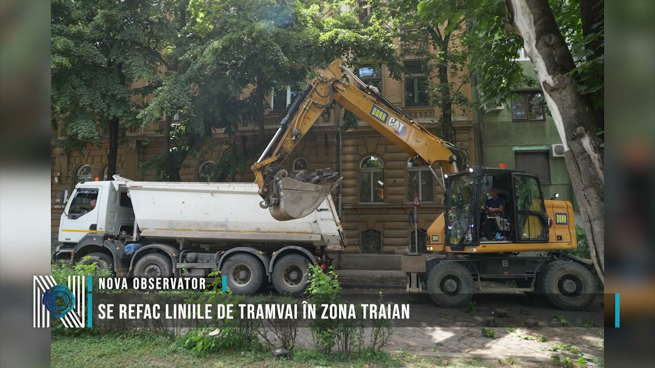 Se refac liniile de tramvai în zona Traian