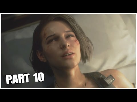 RESIDENT EVIL 3 REMAKE Walkthrough Gameplay Part 10 - DEFEND JILL (RE3 NEMESIS)