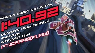 Wipeout omega collection Time trial Modesto Heights Reverse Phantom class 1:40.92 (Improved run)