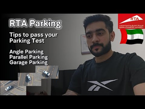 Tips to Passing the RTA Parking Test in Dubai | Angle Parallel Garage Parking | UAE | Urdu-Hindi