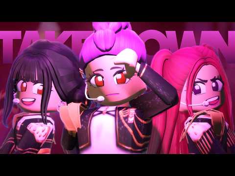 KPOP Demon Hunters: "TAKEDOWN” Roblox Music Clip by Huntrix