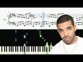 Drake Passionfruit Piano Tutorial SHEETS