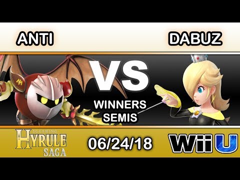 Hyrule Saga - IMT.RZR | ANTi (Metaknight) Vs. GRV | Dabuz (Rosalina) Winners Semis - Smash 4