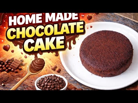Chocolate Cake In Cooker |home made chocolate cake recipe 🎂👌