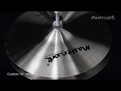 Masterwork Cymbals Custom Series 10'' Thin Hi-Hats (Pair) image 2
