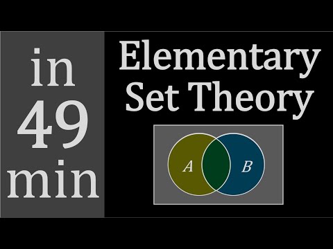 Elementary Set Theory in 49 minutes