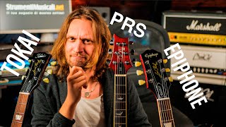Video thumbnail for 3 LES PAUL style guitars  under 600 euro (Single cut)- StrumentiMusicali.net by The Guitalian