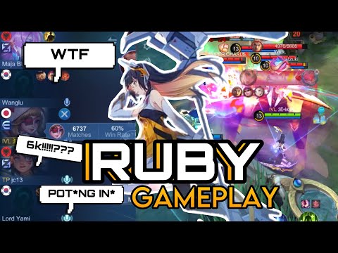 WHEN THEY SAW MY 6K MATCHES RUBY | RUBY GAMEPLAY | RUBY BEST BUILD 2023 | MOBILE LEGENDS