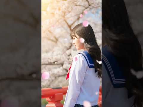櫻花與少女