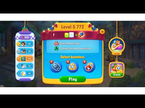 Fishdom, level 5772 catch the crabs