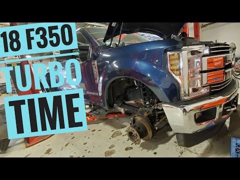 2018 Powerstroke Turbo replace!!