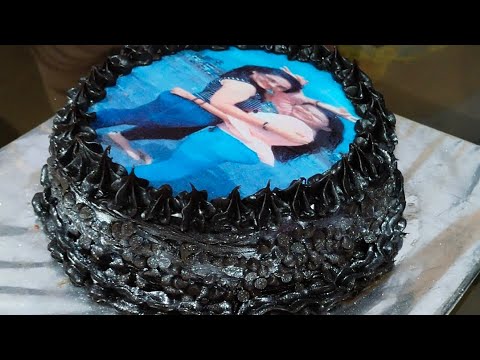 Dutch Chocolate Cake With Photo Print | Learn How To Decorate It| Zeenat Homemade Cakes|